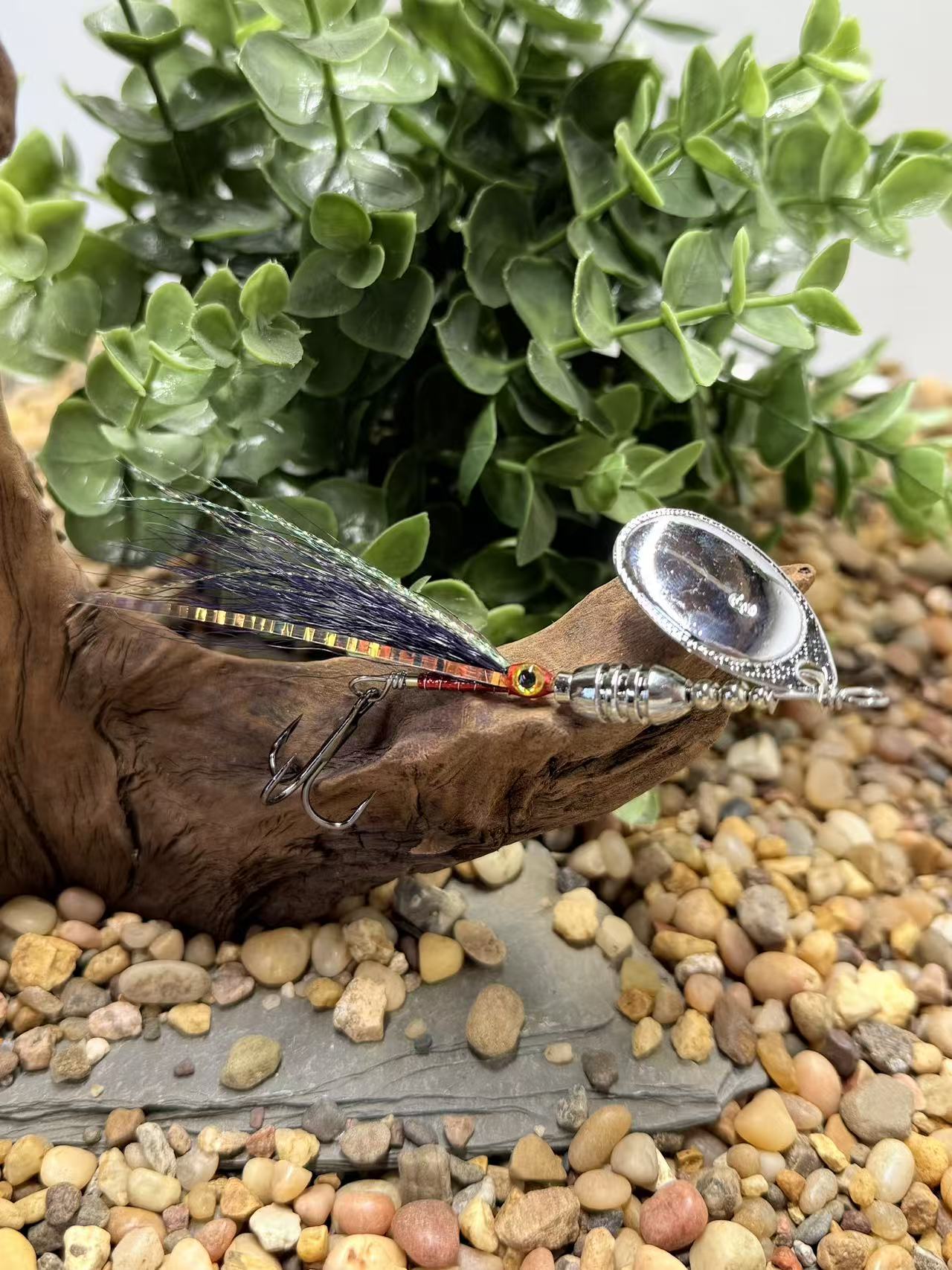 Rizing Rivers "TruFlow" Buck Tail Spinner (Dark Purple)