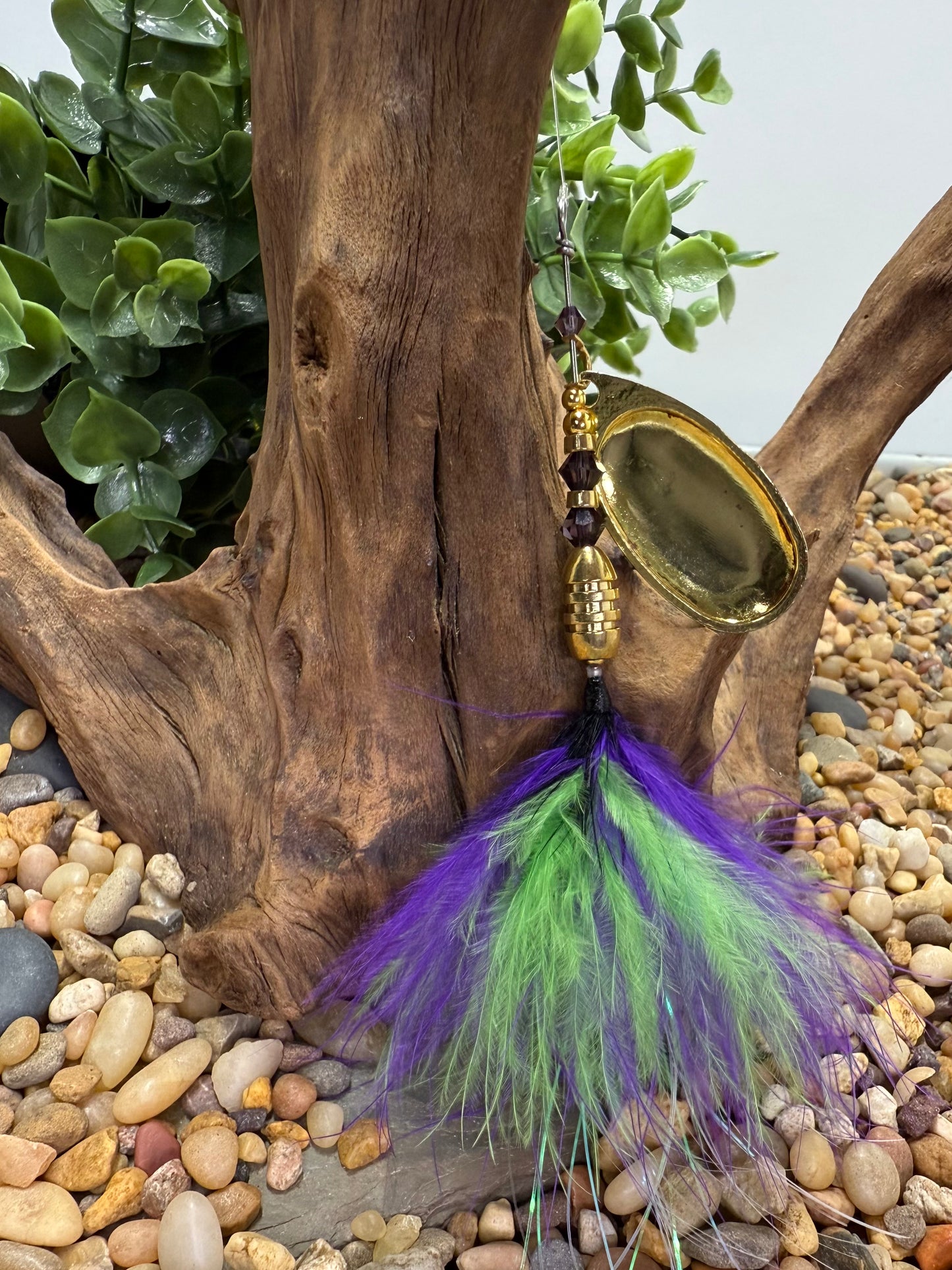 Rizing Rivers Coho Series Spinner (Chartreuse/Purple)