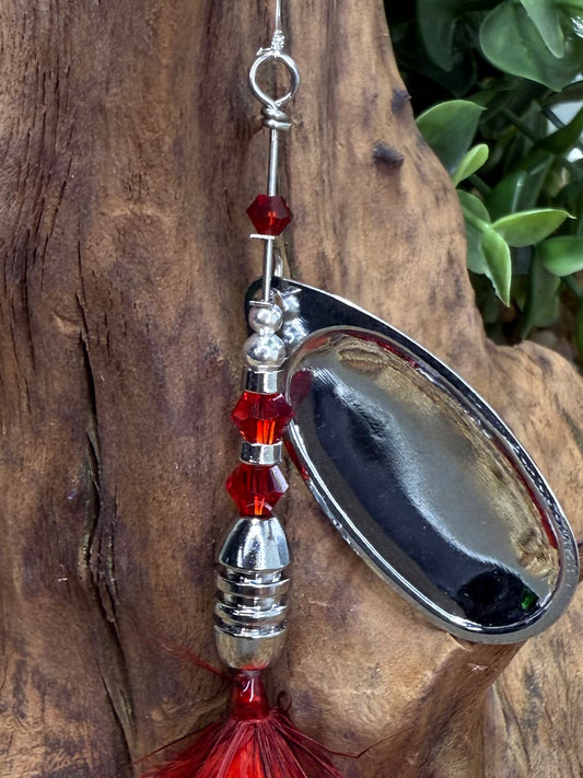 Rizing Rivers Coho Series Spinner (Red/White)