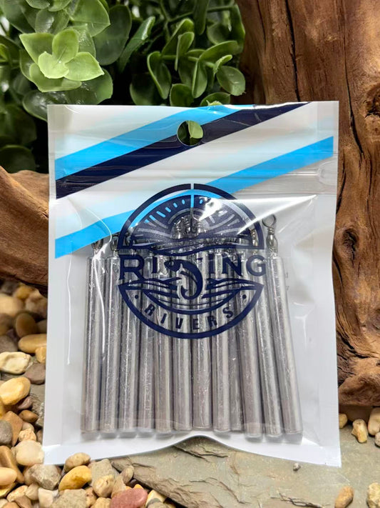 Rizing Rivers X Tackle Fortress LLC Pencil Sinkers (15 Pcs)