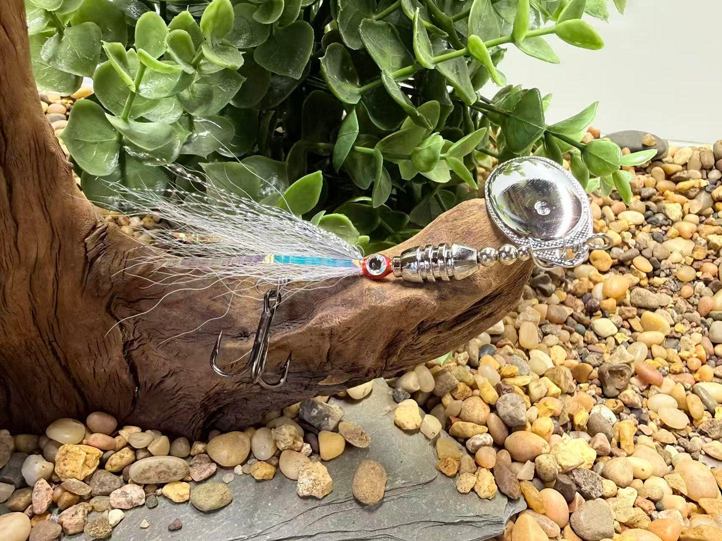 Rizing Rivers "TruFlow" Buck Tail Spinner (Bleeding Shad)