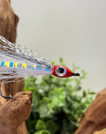 5 Pcs Rizing Rivers Premium Bucktail Flies (Bleeding Shad)