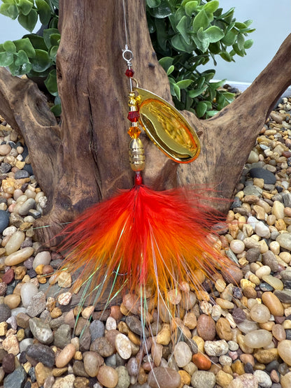Rizing Rivers Coho Series Spinner (Red/Orange)