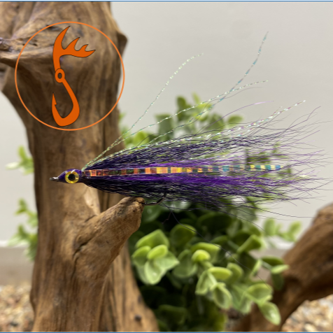 5 Pcs Rizing Rivers Premium Bucktail Flies (The Joker) - Shia's Outdoor Adventures Collaboration Fly