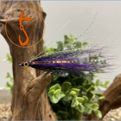 5 Pcs Rizing Rivers Premium Bucktail Flies (The Joker) - Shia's Outdoor Adventures Collaboration Fly