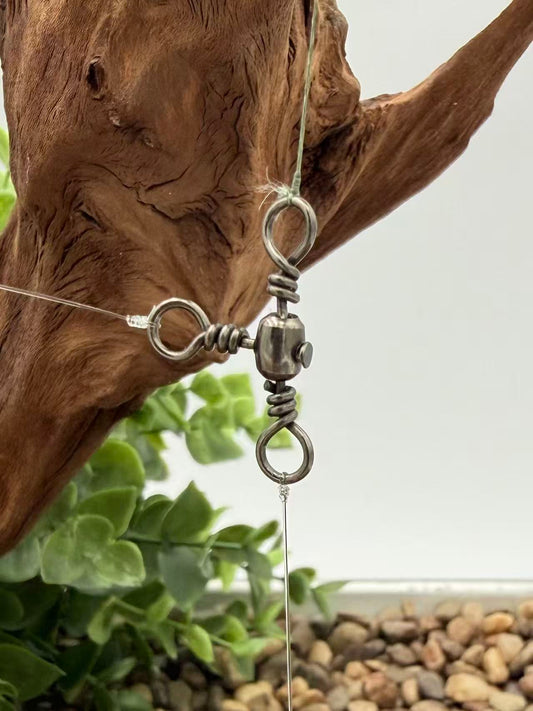 Rizing Rivers 3-Way T-Swivel for Pulling Flies / Wolf River Rig, size 6, 25pcs