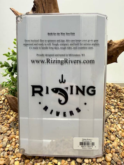 Rizing Rivers Clear Top XL Fly Box - Long Slit Foam