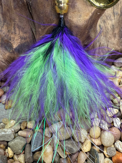 Rizing Rivers Coho Series Spinner (Chartreuse/Purple)