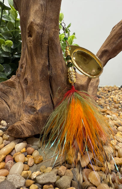 Rizing Rivers Coho Series Spinner (Green/Orange/Red)