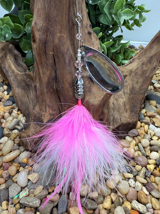Rizing Rivers Coho Series Spinner (Pink/White)