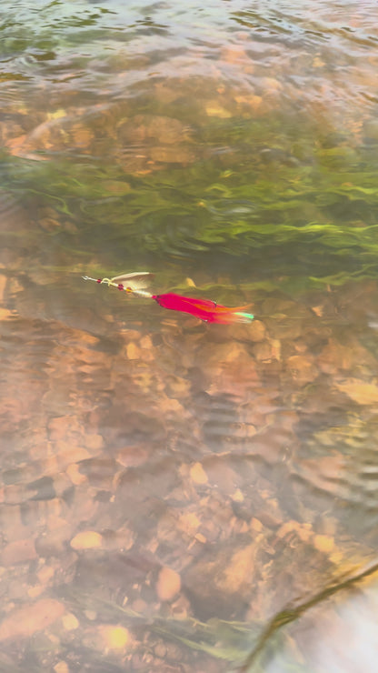 Rizing Rivers Coho Series Spinner (Red/Orange)