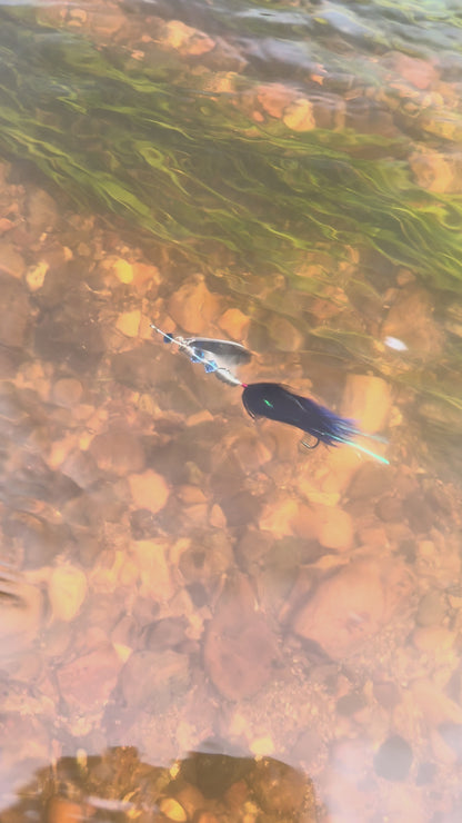 Rizing Rivers Coho Series Spinner (Black/Blue)