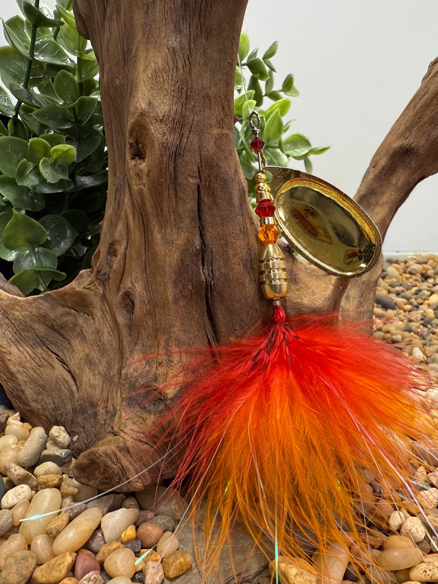 Rizing Rivers Coho Series Spinner (Red/Orange)