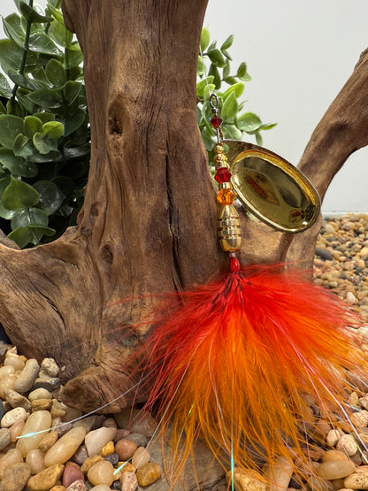 Rizing Rivers Coho Series Spinner (Red/Orange)