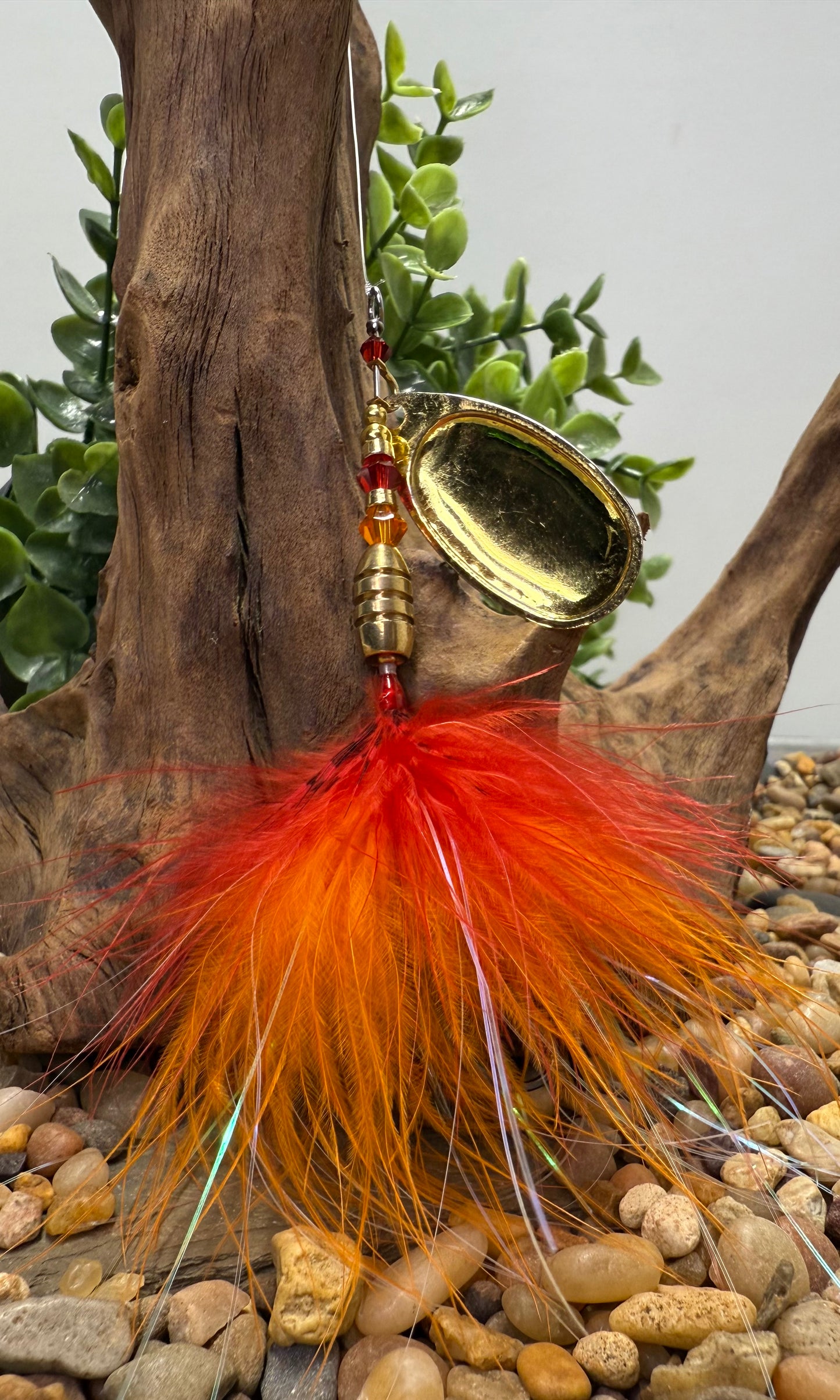 Rizing Rivers Coho Series Spinner (Red/Orange)