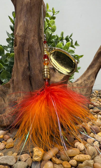 Rizing Rivers Coho Series Spinner (Red/Orange)
