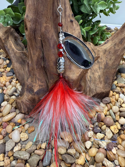 Rizing Rivers Coho Series Spinner (Red/White)