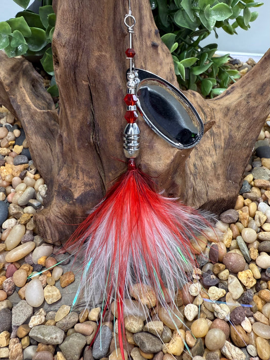 Rizing Rivers Coho Series Spinner (Red/White)